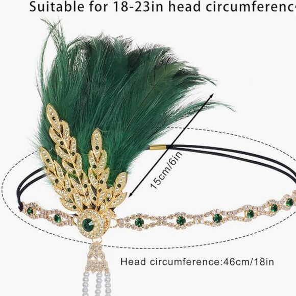 Flapper Feather Headband